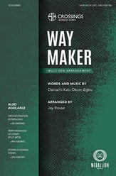 Way Maker SATB choral sheet music cover